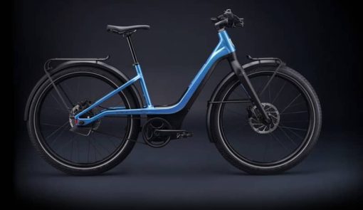 Serial 1 RUSH/CTY Step-Thru Serene Blue/Matte Black Medium Electric Bike