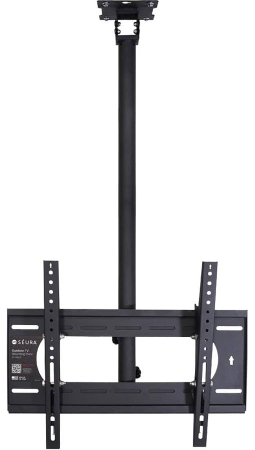 Seura Black Outdoor 42"- 86" TV Ceiling Mount