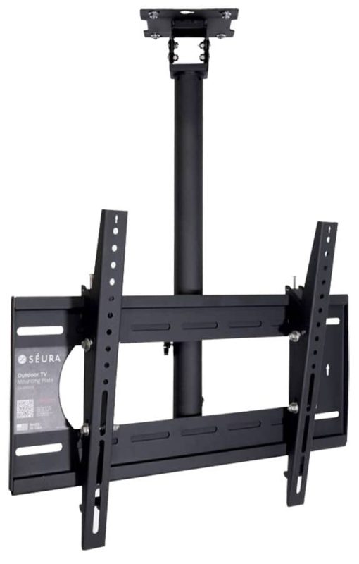 Seura Black Outdoor 42"- 86" TV Ceiling Mount - Image 3