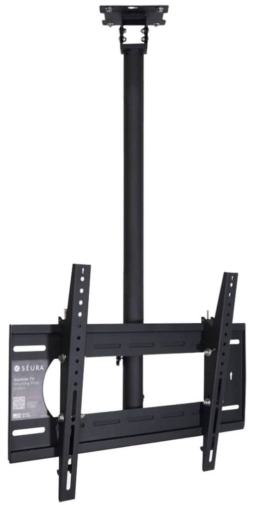 Seura Black Outdoor 42"- 86" TV Ceiling Mount - Image 2