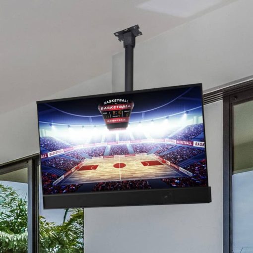 Seura Black Outdoor 42"- 86" TV Ceiling Mount - Image 4