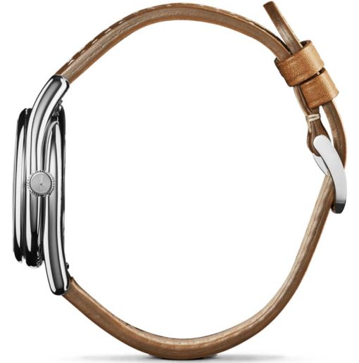 Shinola The Derby White Dial Watch, Cognac Leather Strap, 30mm - Image 3