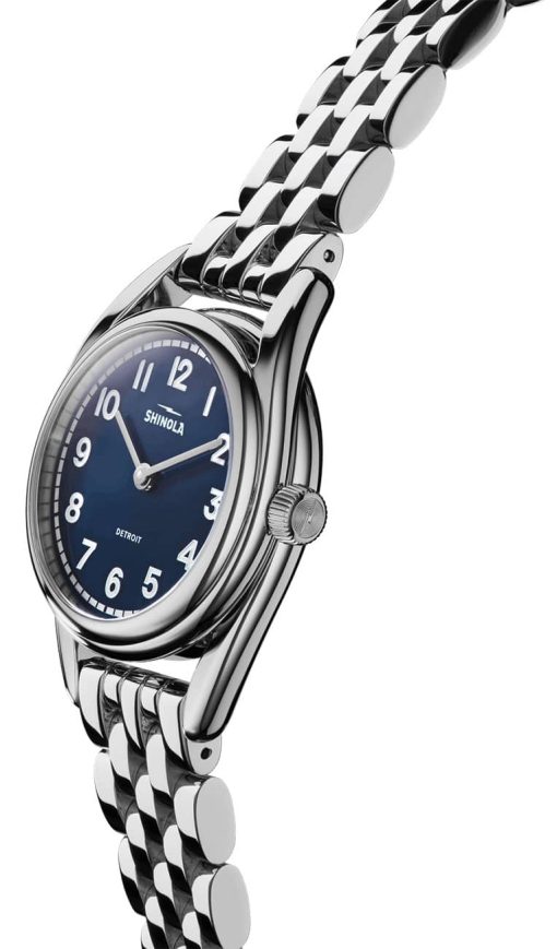 Shinola The Derby Navy Dial Silver-Tone Stainless Steel Watch, 30mm - Image 2