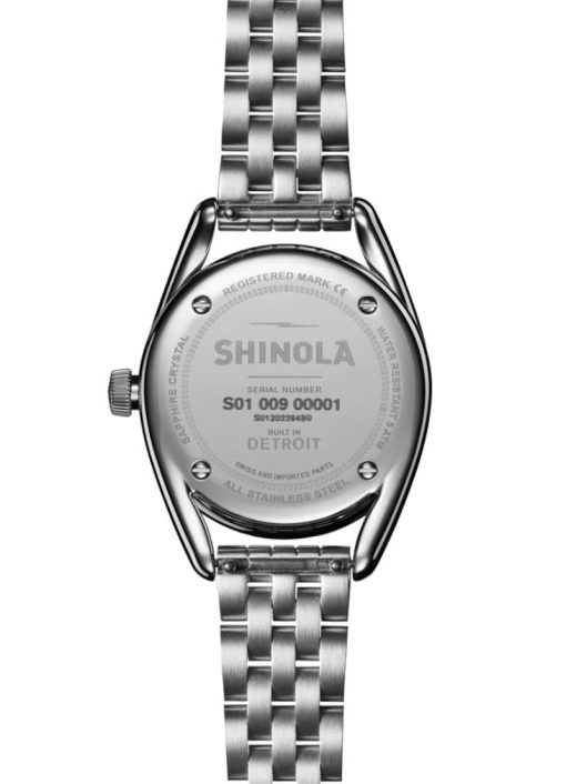 Shinola The Derby Polished Silver-Tone Stainless Steel Watch, Silver Bracelet, 30mm - Image 6