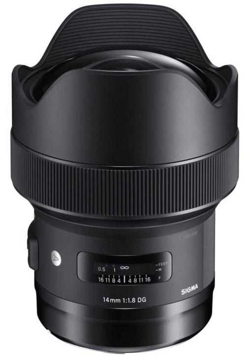 Sigma 14mm F1.8 DG HSM Art Lens For Nikon F-Mount