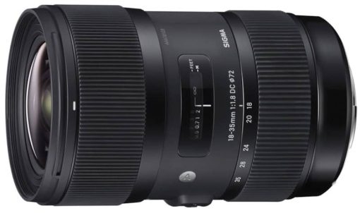 Sigma 18-35mm F1.8 DC HSM Art Lens For Canon EF-Mount