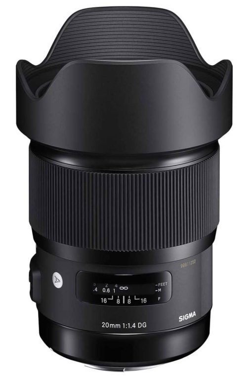 Sigma 20mm F1.4 DG HSM Art Lens For Canon EF-Mount
