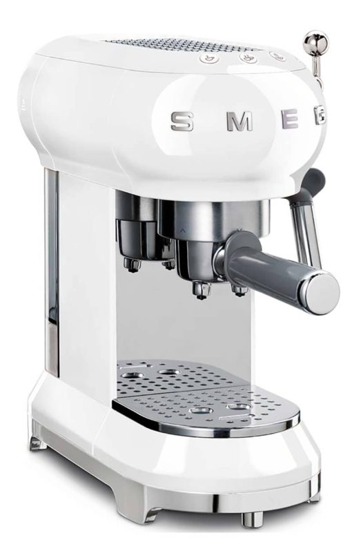 Smeg 50's Retro Style White Espresso Machine - Image 3