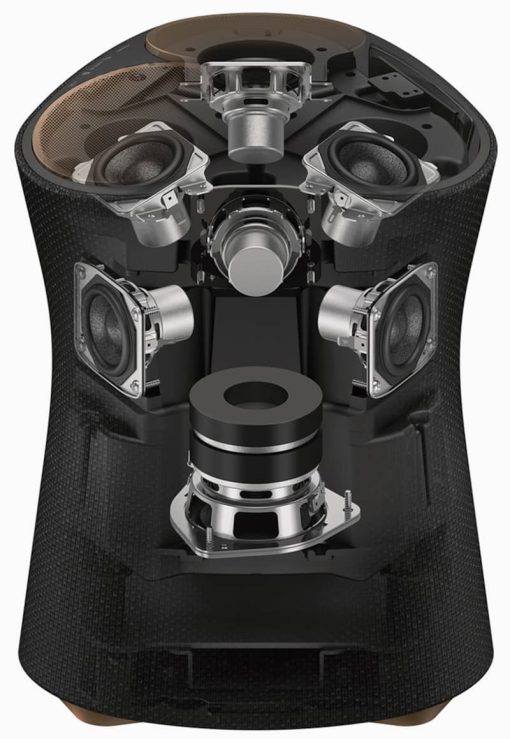 Sony Black Premium Wireless Speaker with Ambient Room-Filling Sound - Image 2