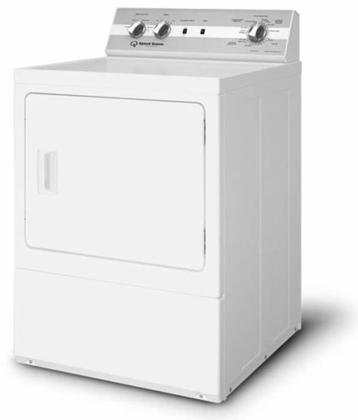Speed Queen ADA 7 Cu. Ft. White Sanitizing Gas Dryer With Extended Tumble - Image 2