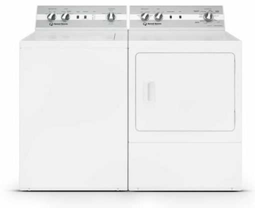 Speed Queen ADA 7 Cu. Ft. White Sanitizing Gas Dryer With Extended Tumble - Image 5