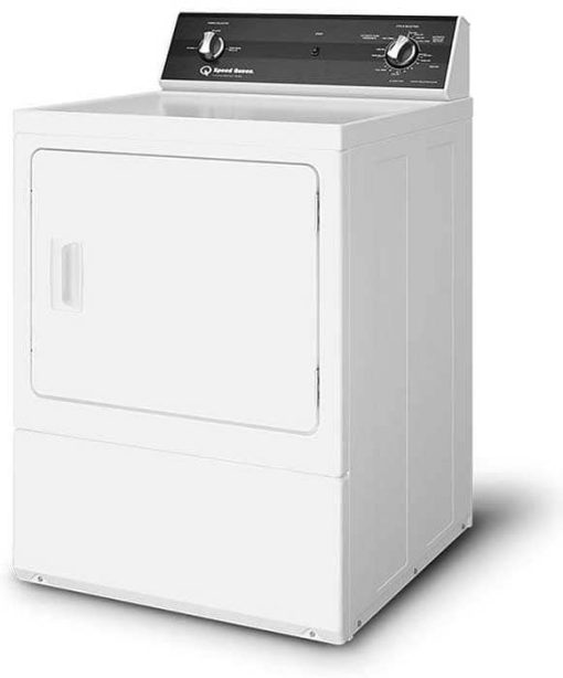 Speed Queen ADA 7 Cu. Ft. White Sanitizing Electric Dryer - Image 2