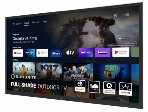 SunBrite 55" Veranda 3 Series Full-Shade Outdoor 4K Smart HDR UHD TV - Image 2
