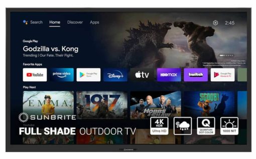 SunBrite 65" Veranda 3 Series Full-Shade Outdoor 4K Smart HDR UHD TV