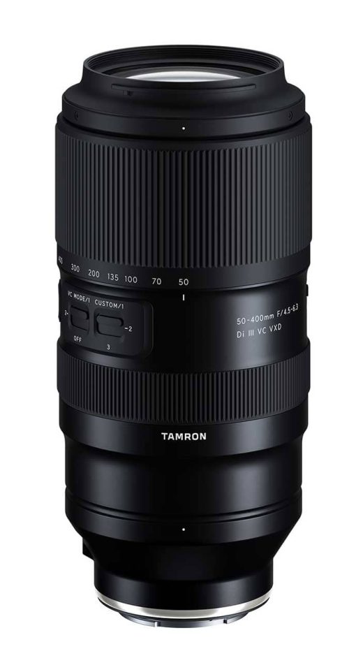 Tamron 50-400mm F/4.5-6.3 Di III VC VXD Lens For Full Frame Sony Mirrorless Cameras