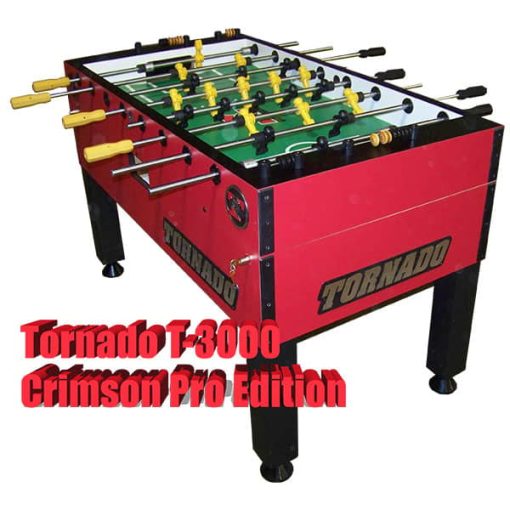 Tornado T-3000 Crimson Red Foosball Table