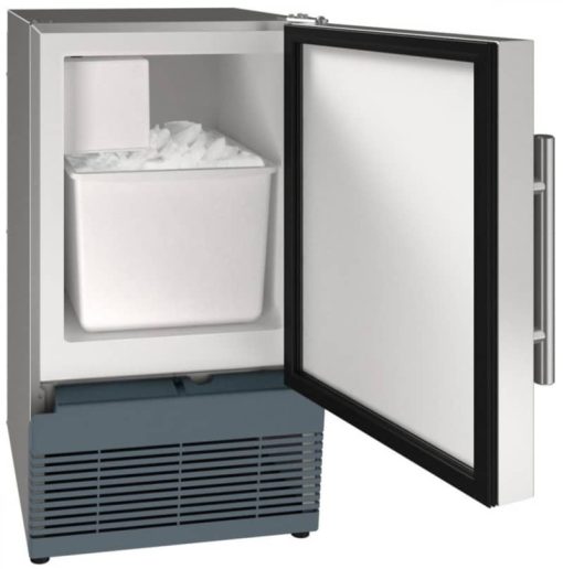 U-Line ADA Collection 15" Stainless Solid Crescent Ice Maker - Image 2