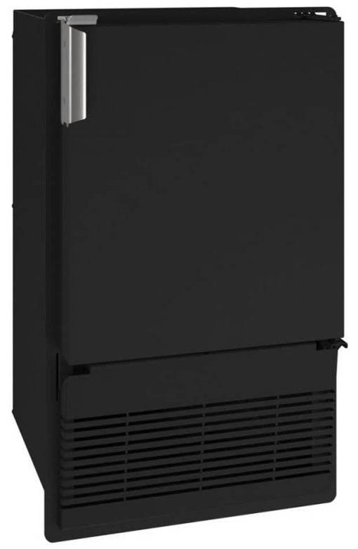 U-Line Marine Collection 14" Black Solid Crescent Ice Maker