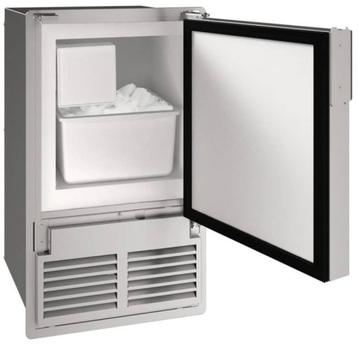 U-Line Marine Collection 14" Stainless Solid Crescent Ice Maker - Image 2