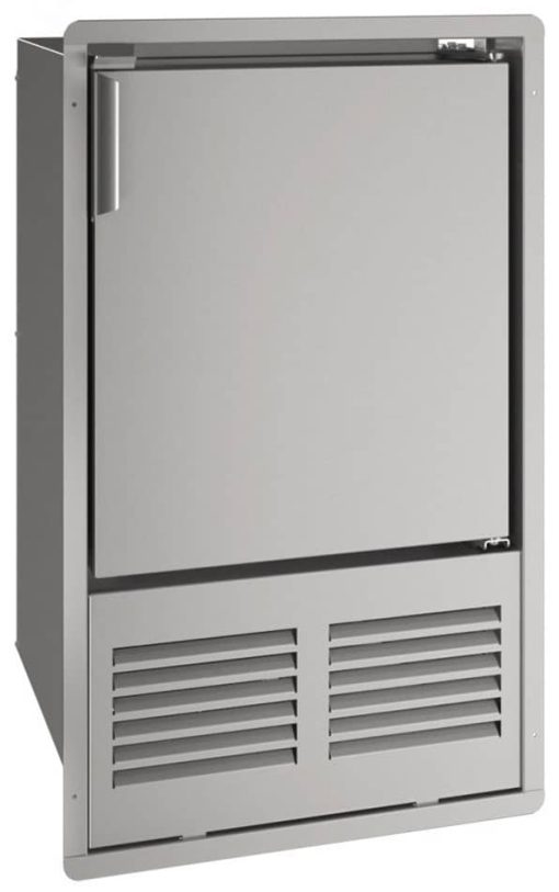 U-Line Marine Collection 14" Stainless Solid Crescent Ice Maker
