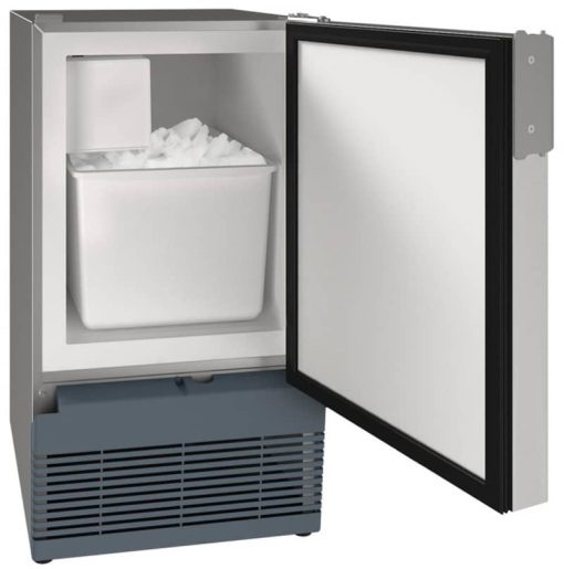 U-Line Marine Collection 15" Stainless Solid Crescent Ice Maker - Image 2