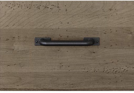 Vaughan-Bassett Cool Rustic Stone Grey 5 Drawer Chest - Image 3