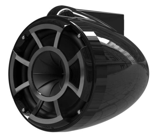 Wet Sounds Revolution Series 8" Black Marine Tower Speakers (Pair)
