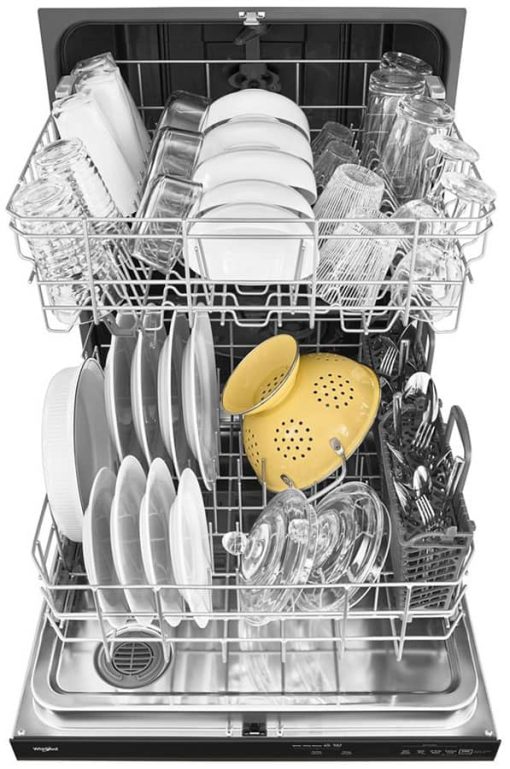 Whirlpool 24" Fingerprint Resistant Black Stainless Steel Dishwasher With Fan Dry - Image 4