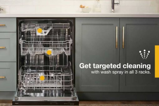 Whirlpool 24" Fingerprint Resistant Black Stainless Dishwasher With 3rd Rack & Large Capacity - Image 7
