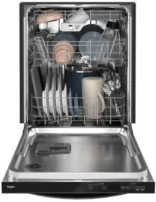 Whirlpool 24" Fingerprint Resistant Black Stainless Dishwasher With 3rd Rack & Large Capacity - Image 3
