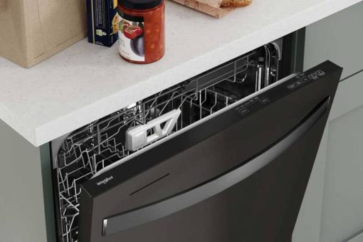 Whirlpool 24" Fingerprint Resistant Black Stainless Dishwasher With 3rd Rack & Large Capacity - Image 5
