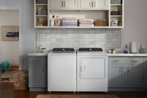 Whirlpool 7 Cu. Ft. White Moisture Sensing Gas Dryer With Steam - Image 6