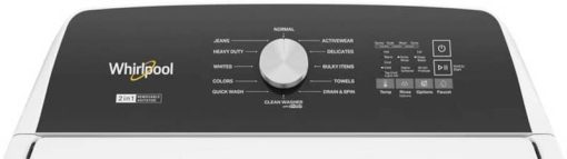Whirlpool 4.7-4.8 Cu. Ft. White Top Load Washer With 2 In 1 Removable Agitator - Image 3
