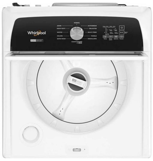 Whirlpool 4.7-4.8 Cu. Ft. White Top Load Washer With 2 In 1 Removable Agitator - Image 2