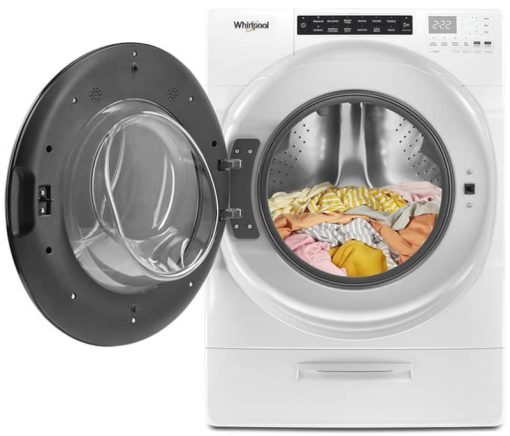 Whirlpool ADA 4.5 Cu. Ft. White Ventless All In One Washer Dryer - Image 3
