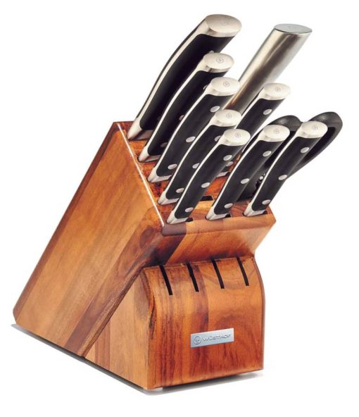 Wusthof Classic Ikon 11 Piece Acacia Knife Block Set