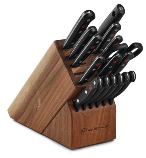 Wusthof Gourmet 16-Piece Acacia Knife Block Set