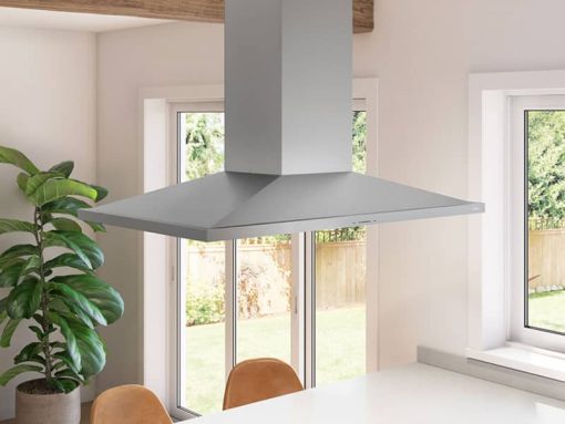 Zephyr Anzio 42" Stainless Steel Island Hood - Image 2