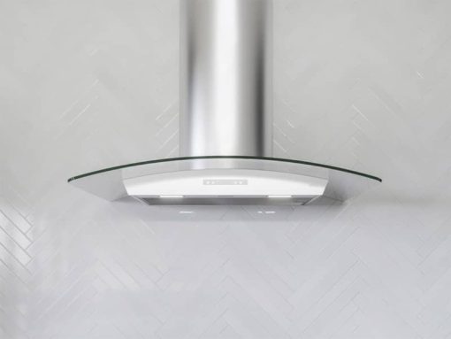 Zephyr Milano 36" Stainless Steel & Glass Wall Hood