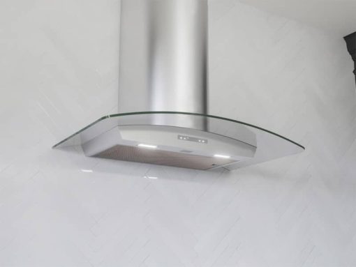 Zephyr Milano 36" Stainless Steel & Glass Wall Hood - Image 2