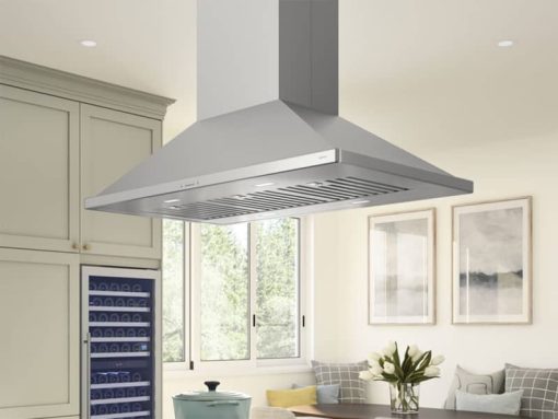 Zephyr Siena Pro 42" Stainless Steel Island Hood - Image 2