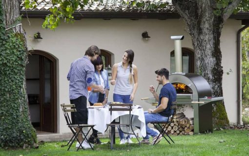 Alfa 4 Pizze Copper Top Wood Fired Pizza Oven With Base - Image 2
