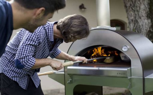 Alfa 4 Pizze Copper Top Wood Fired Pizza Oven With Base - Image 4