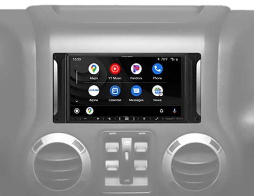 Alpine 7" Multimedia Receiver For The 2007-2018 Jeep Wrangler - Image 4