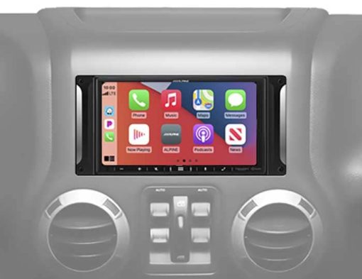 Alpine 7" Multimedia Receiver For The 2007-2018 Jeep Wrangler - Image 3