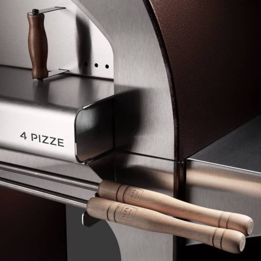 Alfa 4 Pizze Copper Top Wood Fired Pizza Oven - Image 2