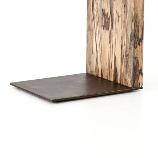 Four Hands Wesson Collection Spalted Primavera Hudson C Table - Image 2