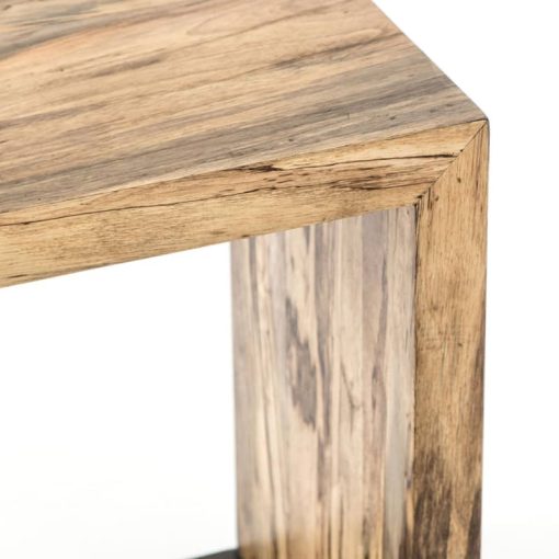 Four Hands Wesson Collection Spalted Primavera Hudson C Table - Image 9