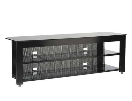 Sanus 3-Shelf Widescreen Lowboy Black TV Stand - Image 2