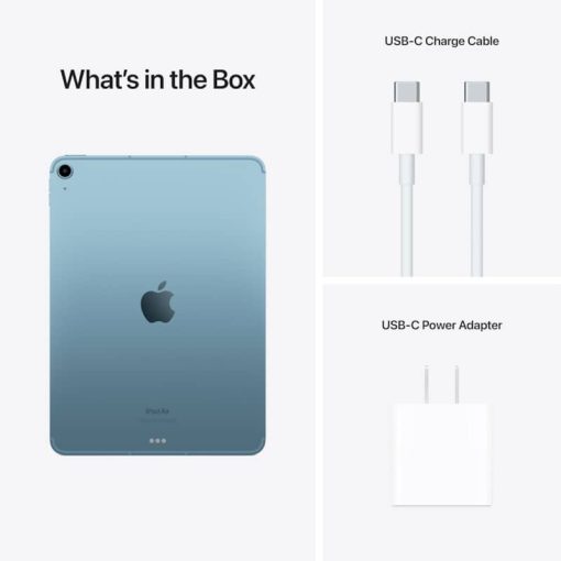 Apple iPad Air 256GB Wi-Fi + Cellular Blue (2022) - Image 5